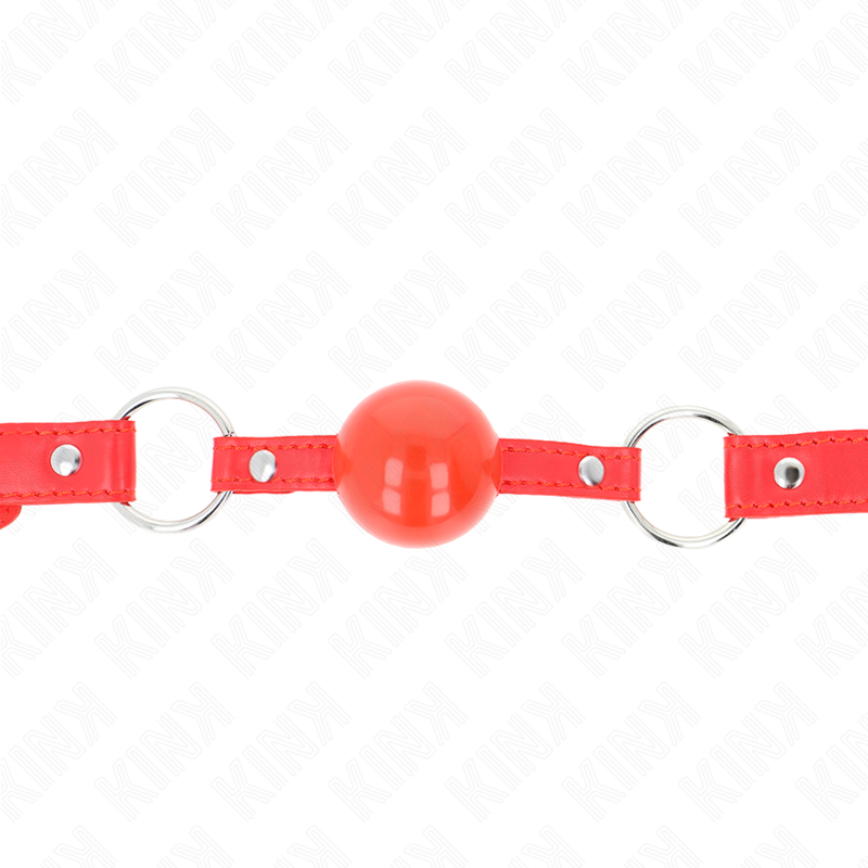 KINK - BÂILLON TPE BALLE 4 CM AVEC ROJO LOCK 60 x 2 CM – Image 2
