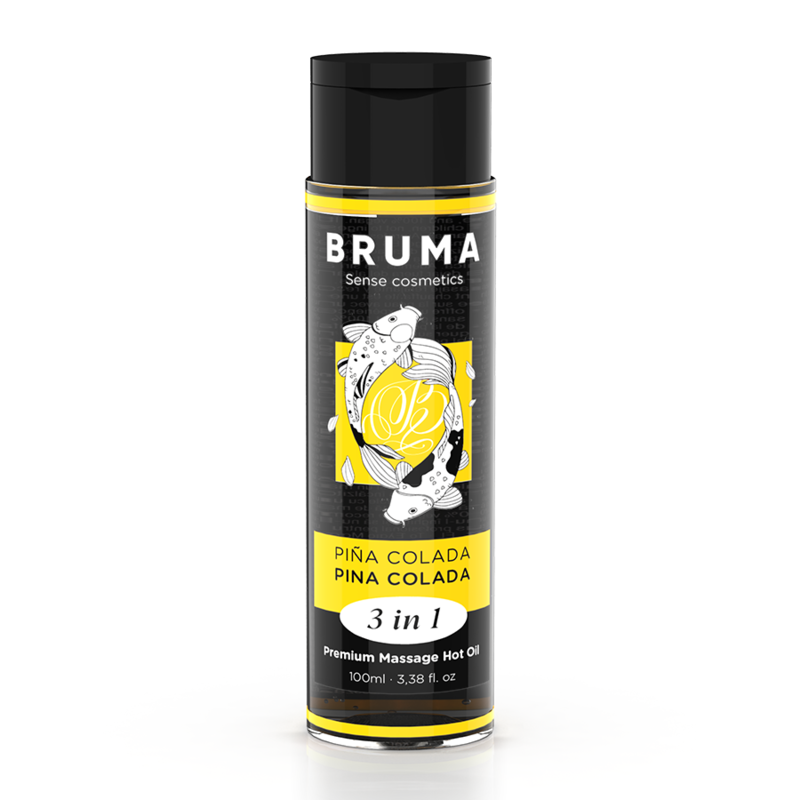 BRUMA - ÓLEO DE MASSAGEM PREMIUM EFEITO CALOR SABOR PINA COLADA 3 EM 1 - 100 ML - Image 2