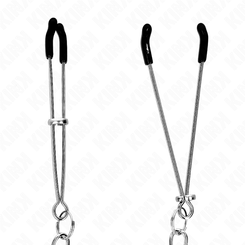 KINK - PINZAS PARA PEZONES FINA CON CADENA GRUESA 30 CM - Imagen 3