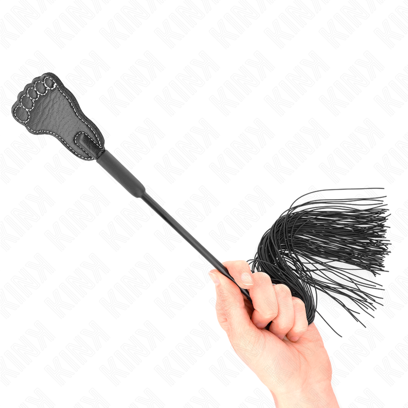 KINK - FOOT SHAPED PADDLE WITH TASSEL WHIP 31 CM - Image 3