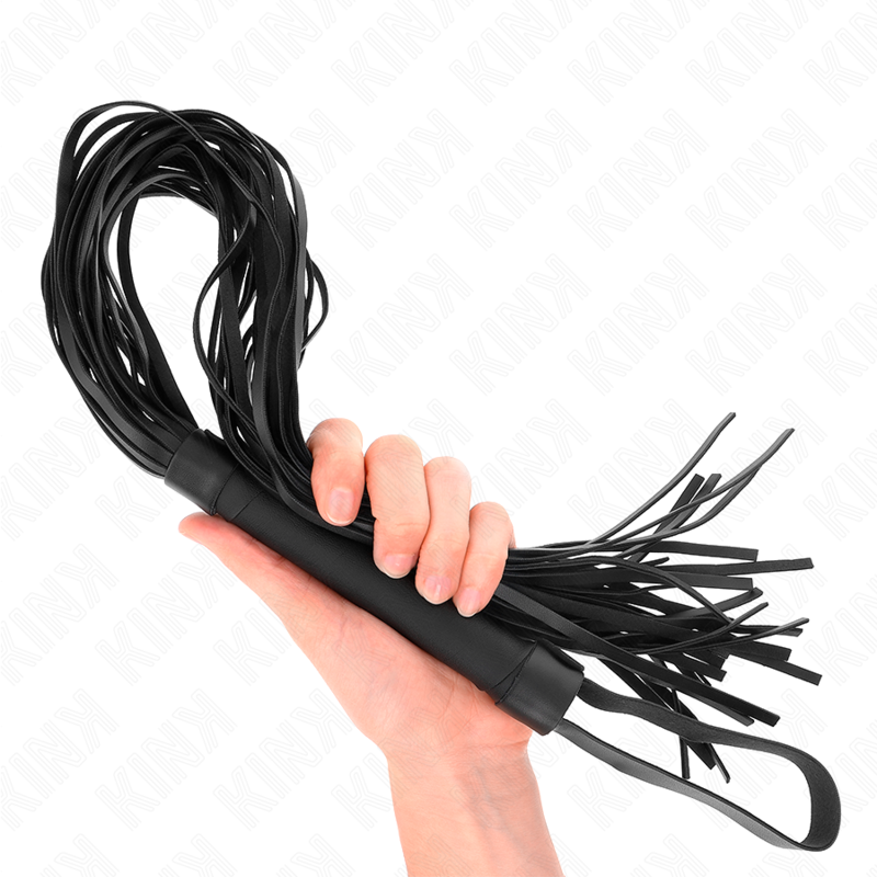 KINK - PEITSCHE AUS SCHAFSHAUTIMITAT 60 CM – Bild 2