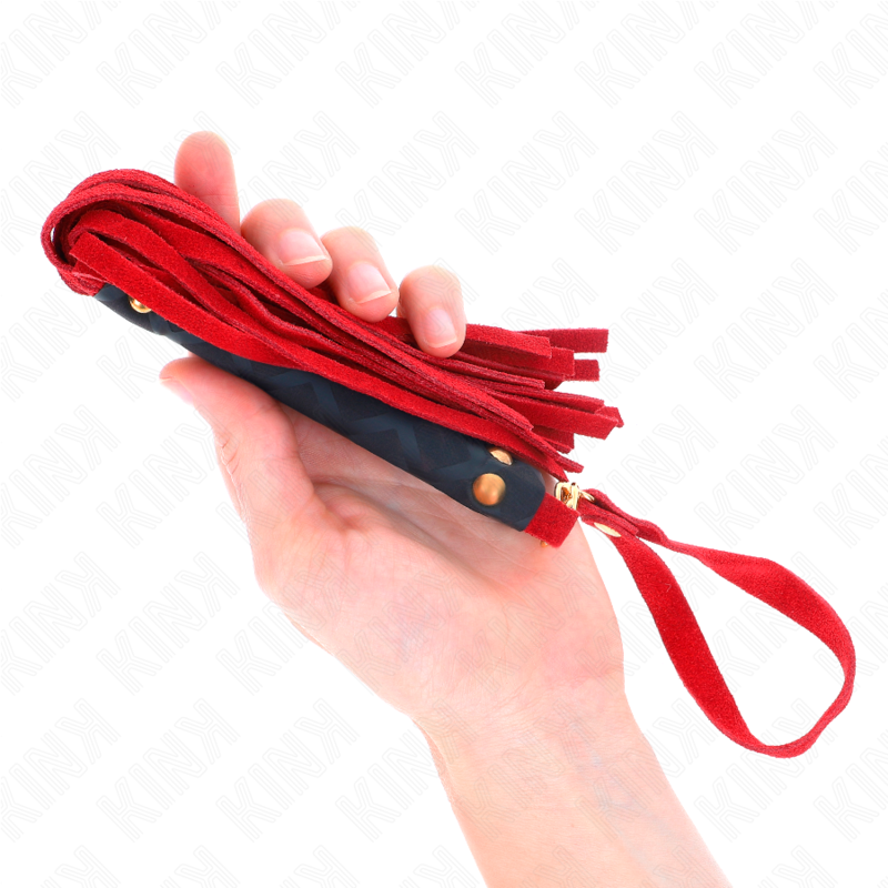 KINK - RED SUEDE MINI WHIP 30 CM - Image 4