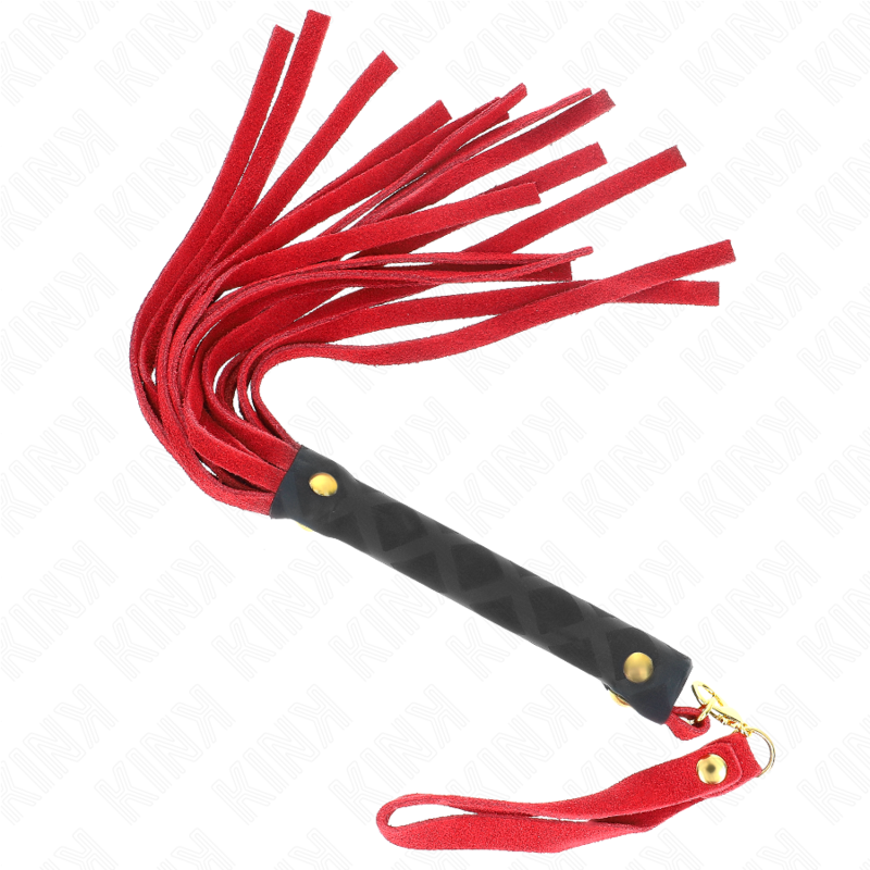 KINK - RED SUEDE MINI WHIP 30 CM - Image 3