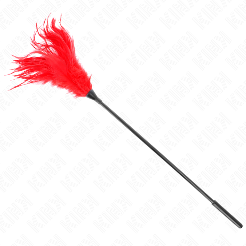 KINK - MULTIPLE RED TICKLE FEATHERS 45 CM - Image 3