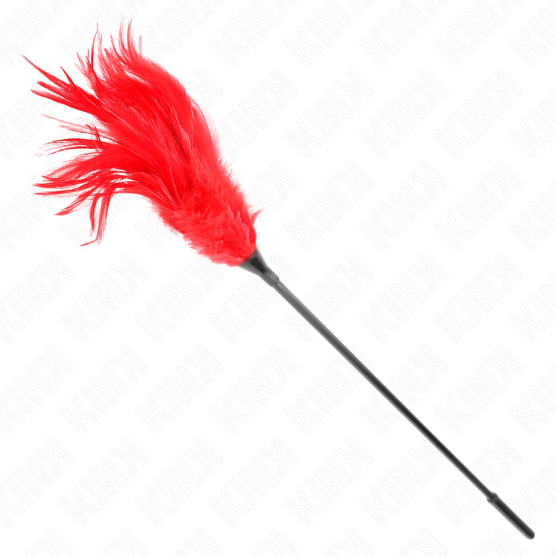 KINK - MULTIPLE RED TICKLE FEATHERS 45 CM - Image 5