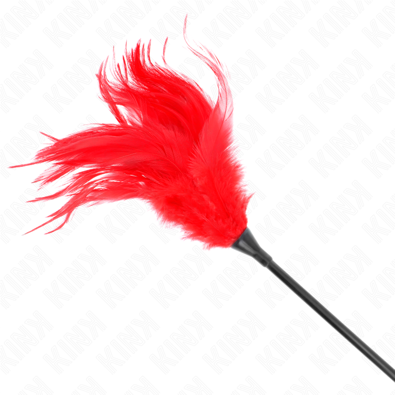 KINK - MULTIPLE RED TICKLE FEATHERS 45 CM - Image 4