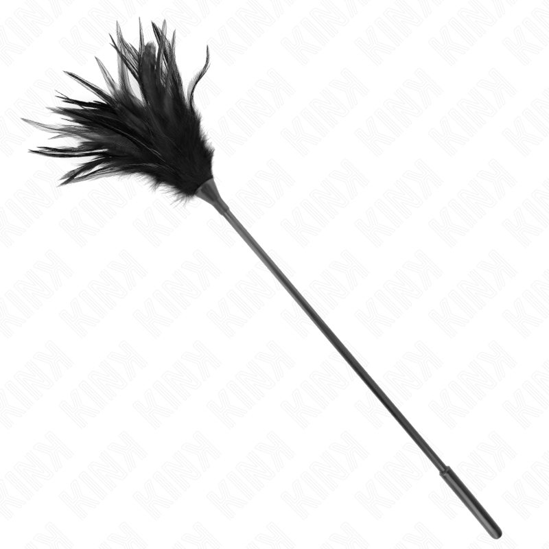 KINK - PIUME MULTIPLE NERE TICKLE 45 CM - immagine 2