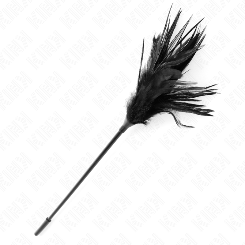 KINK - PIUME MULTIPLE NERE TICKLE 45 CM - immagine 3