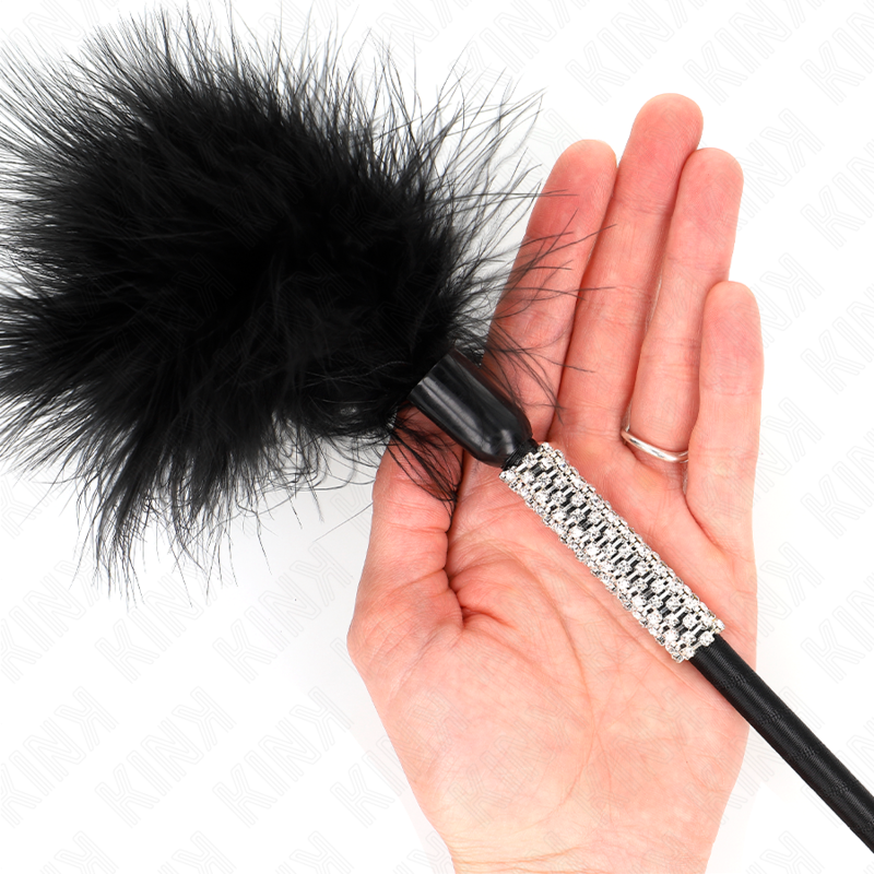 KINK - PENAS DE CÓCEGAS COM CABO DE Strass 50 CM - Image 3