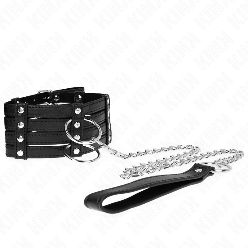 KINK - COLLIER AVEC CEINTURE 65 CM SUB STYLE AJUSTABLE 35-51 CM X 7 CM – Image 2