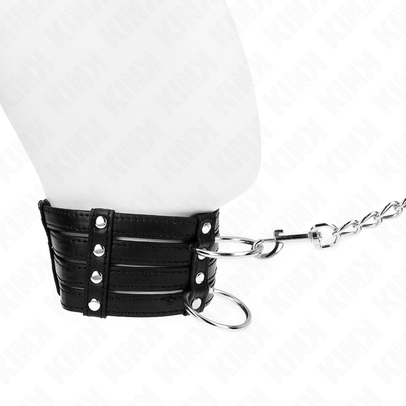 KINK - COLLIER AVEC CEINTURE 65 CM SUB STYLE AJUSTABLE 35-51 CM X 7 CM – Image 3