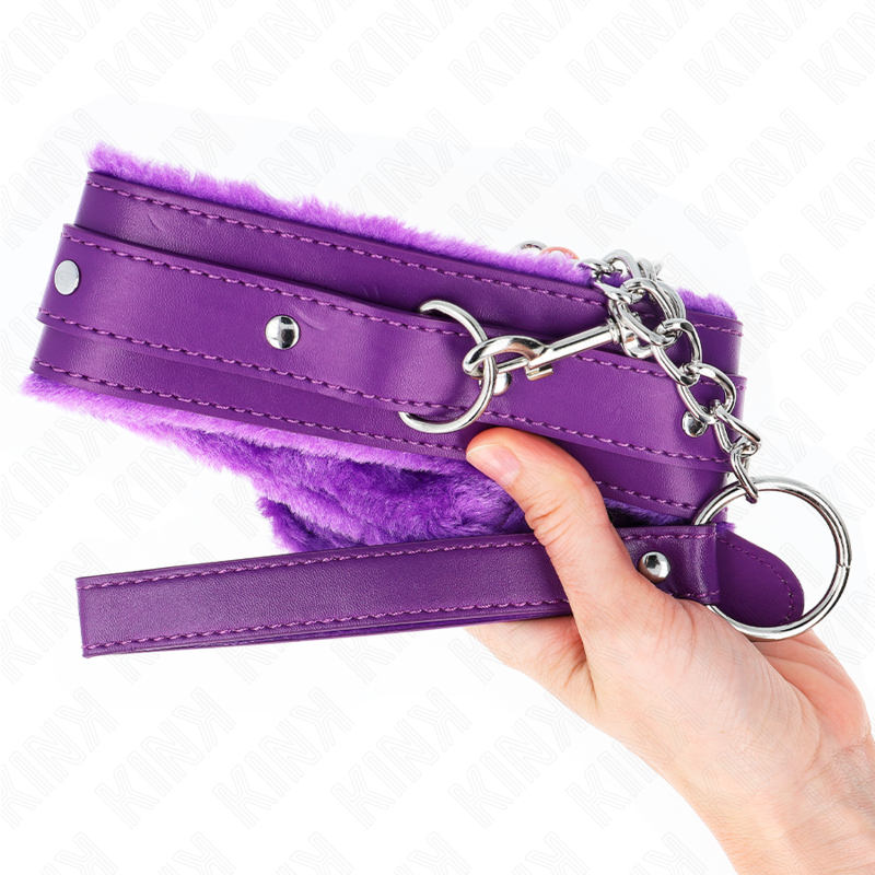 KINK - COLAR COM TRELA 65 CM COM RESTRIÇÕES ROXO 36-42 CM X 5,5 CM - Image 4
