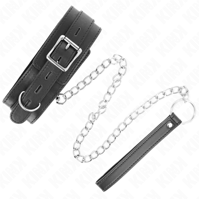 KINK - COLLAR CON CORREA 65 CM NEGRO 54 X 4.5 CM - Imagen 2