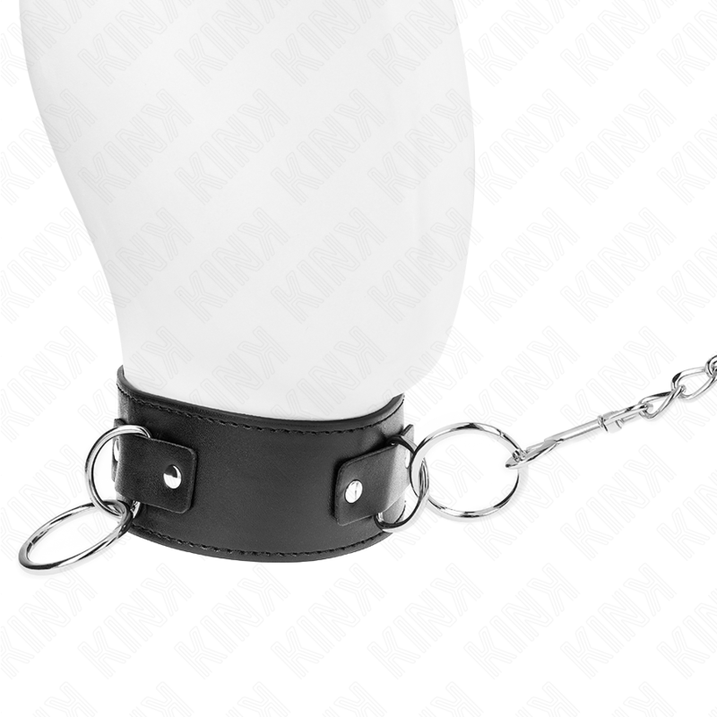 KINK - COLLAR CON CORREA 65 CM 3 ANILLOS MODELO 2 AJUSTABLE 36-43 CM X 5 CM - Imagen 3