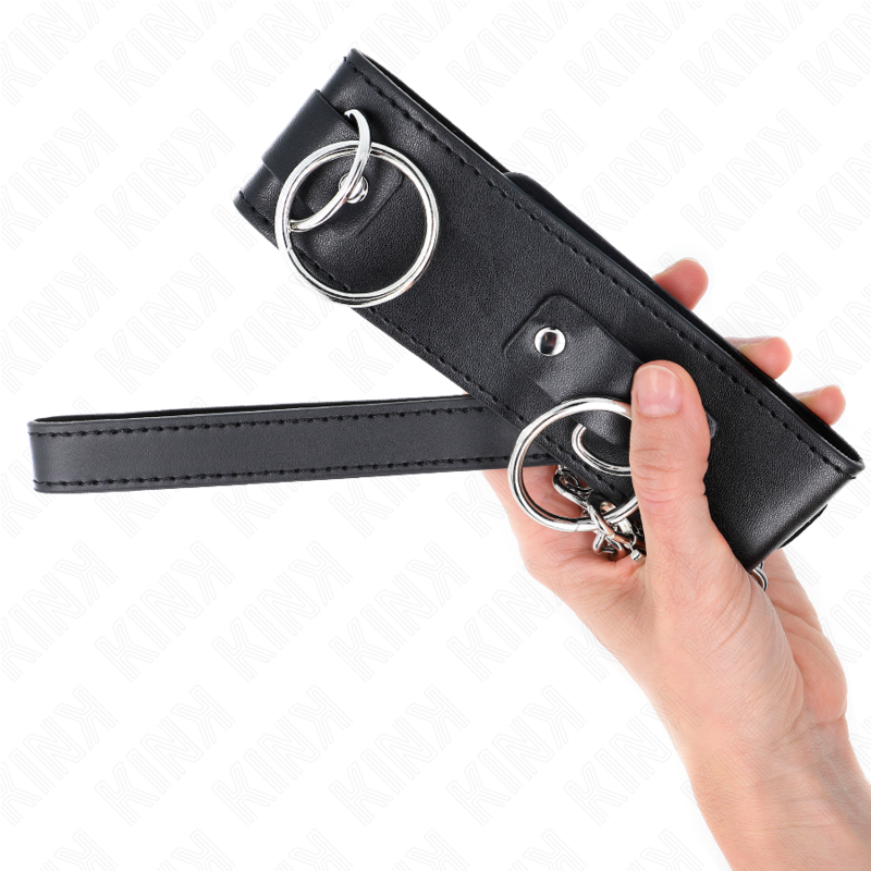 KINK - COLLAR CON CORREA 65 CM 3 ANILLOS MODELO 2 AJUSTABLE 36-43 CM X 5 CM - Imagen 4