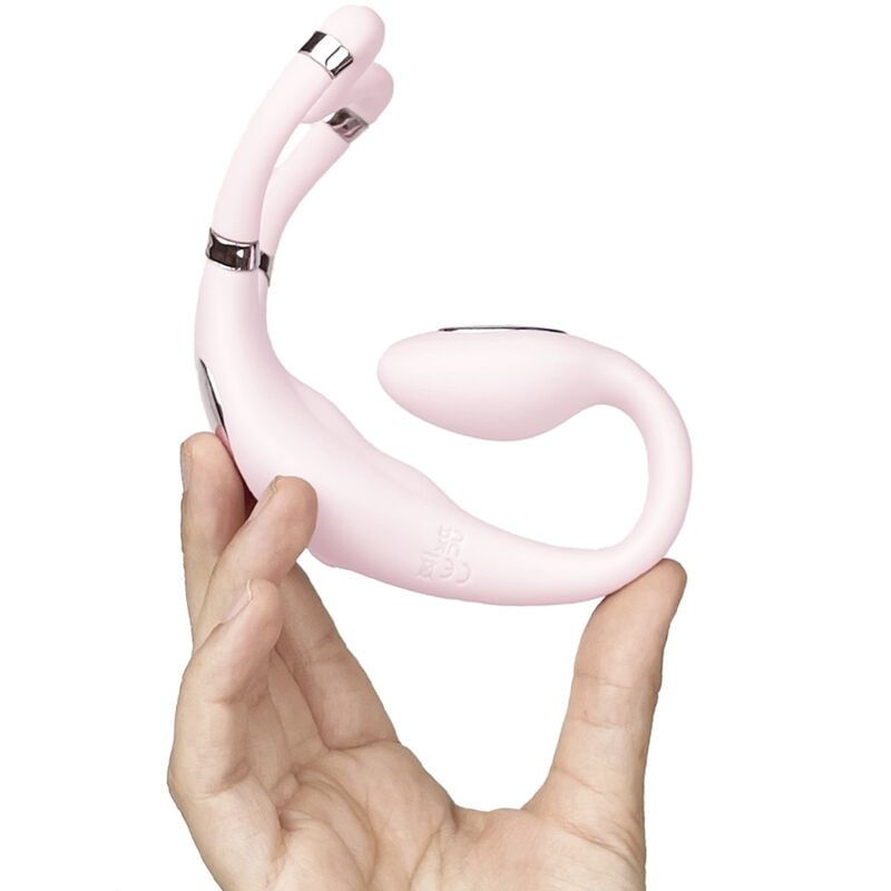 ADRIEN LASTIC - COPPIA SEGRETI II DOPPIA STIMOLAZIONE ROSA + APP GRATUITA - immagine 6