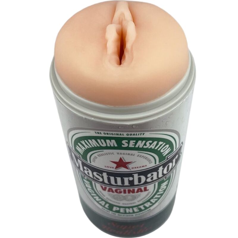 ALIVE - MASTURBADOR MASCULINO VAGINA LATA CERVEZA - Imagen 3