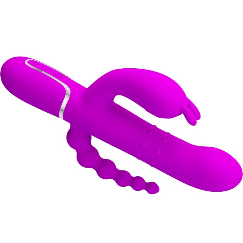 PRETTY LOVE - CAMMY TRIPLE VIBRATOR MULTIFUNKTION 4 IN 1 ROSA – Bild 4