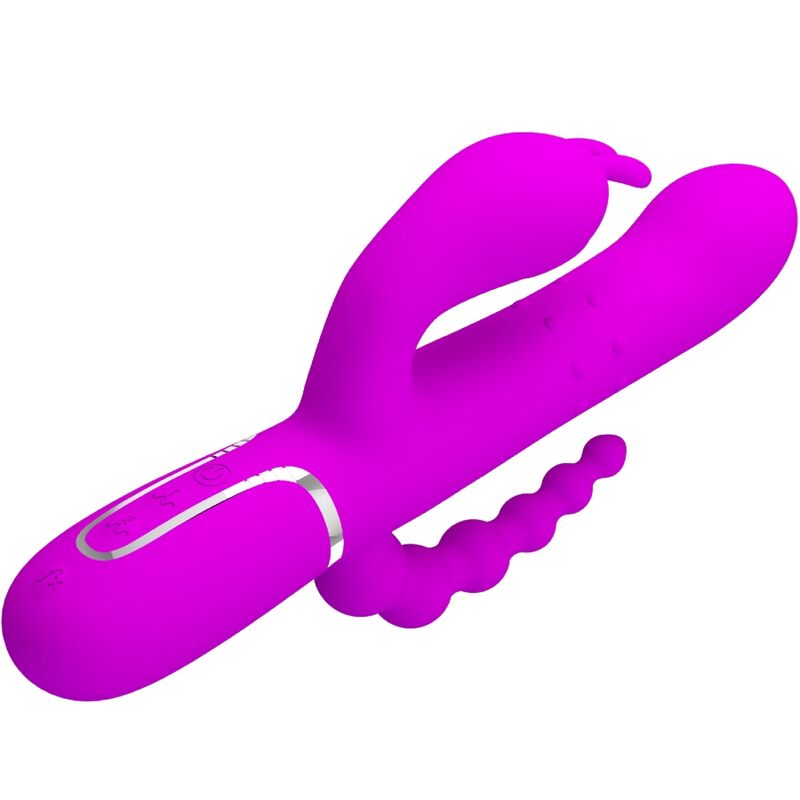 PRETTY LOVE - CAMMY TRIPLE VIBRATOR MULTIFUNKTION 4 IN 1 ROSA – Bild 7