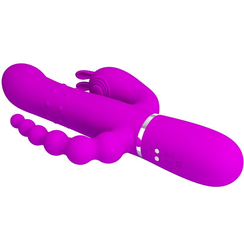 PRETTY LOVE - CAMMY TRIPLE VIBRATOR MULTIFUNKTION 4 IN 1 ROSA – Bild 9
