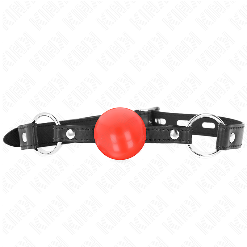 KINK - ROTER TPE-BALL 4 CM KNEBEL 60 x 2 CM – Bild 2