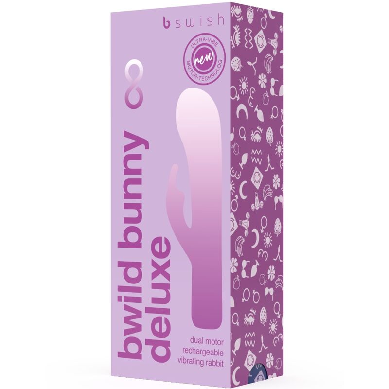 B SWISH - BWILD BUNNY INFINITE DELUXE VIBRADOR RABBIT 10 VIBRACIONES MORADO - Imagen 6