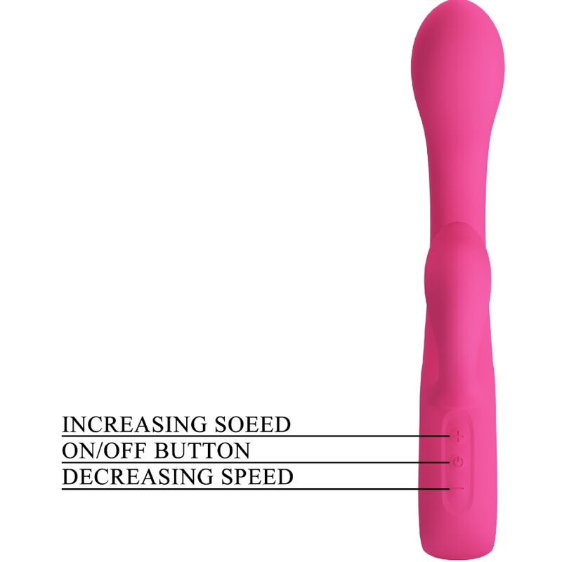 PRETTY LOVE - FRITZ RABBIT VIBRATOR 12 VIBRATIONS PINK - Image 9
