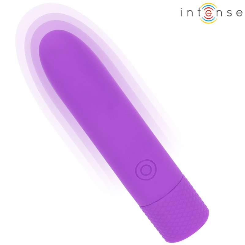 INTENSE - SYMONE BULLET VIBRANT RECHARGEABLE USB 8 VIBRATIONS VIOLET 10 X 2,2 CM – Image 3