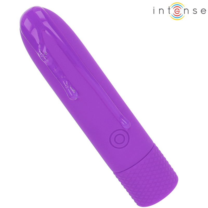 INTENSE - SYMONE BULLET VIBRANT RECHARGEABLE USB 8 VIBRATIONS VIOLET 10 X 2,2 CM – Image 4