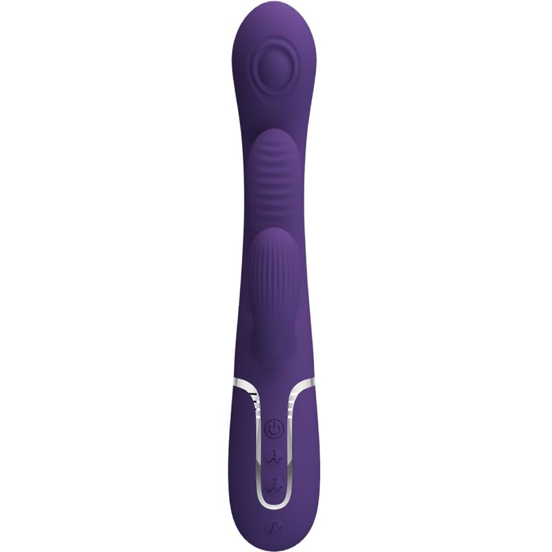 PRETTY LOVE - SHANIA TRIPLE RABBIT VIBRATEUR MULTIFONCTION VIOLET – Image 3