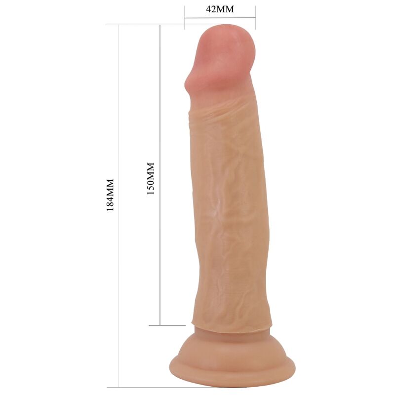 PRETTY LOVE - QUENTIN REALISTISCHER DILDO 18 CM FLEISCH – Bild 4