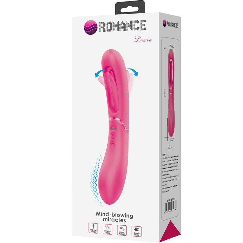 ROMANCE - VIBRATEUR POINT G LEXIE 7 VIBRATIONS ROSE – Image 3