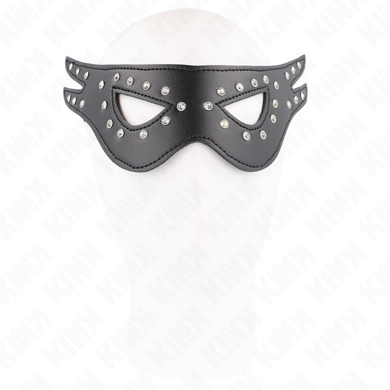 KINK - MÁSCARA DE POLIPIEL SEXY MODELO 2 27 x 13 CM - Imagen 3