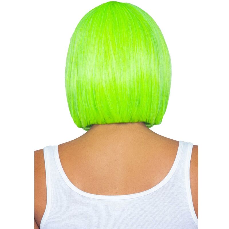 LEG AVENUE - FLUORESCENT BOB WIG NEON GREEN - Image 3