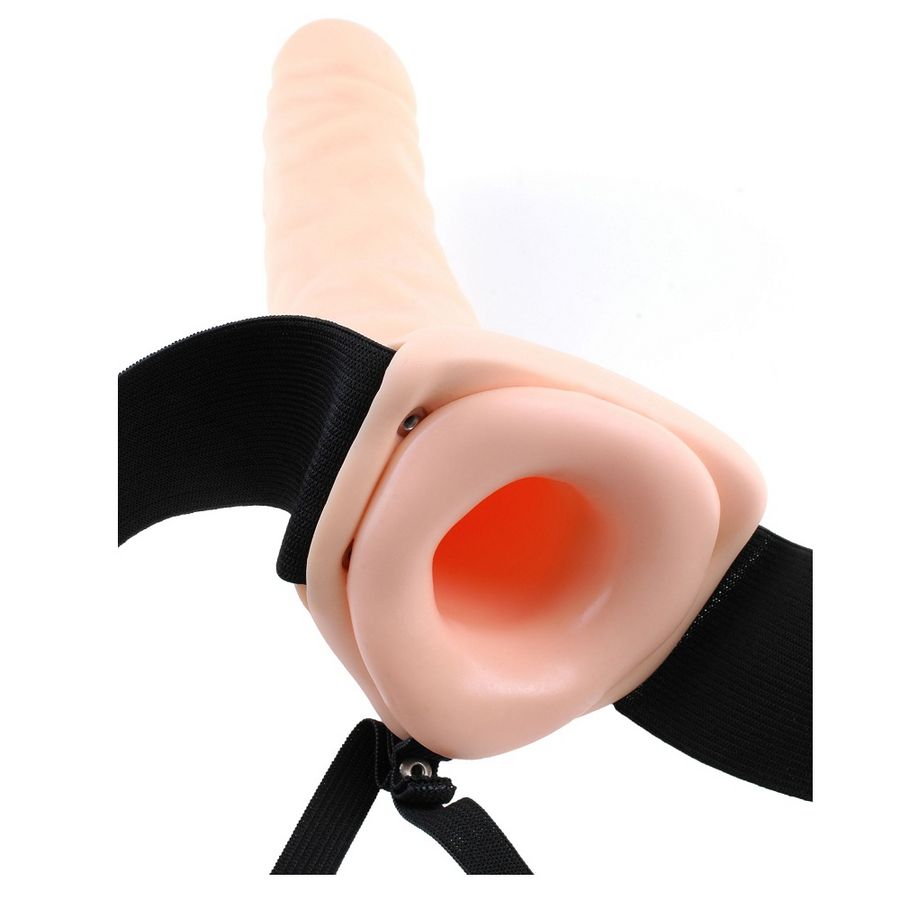 FETISH FANTASY SERIES - 19 CM CREUSE SANGLE-ON NATUREL – Image 5
