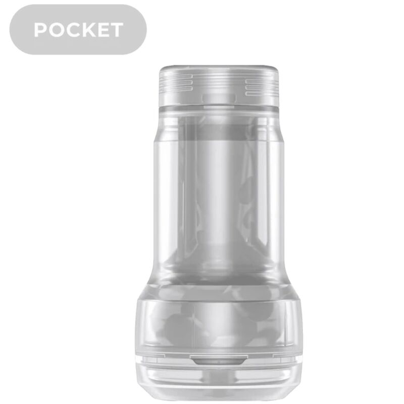 KIIROO - FEEL POCKET STROKER CRYSTAL BY KIIROO TRANSPARENTE - Imagen 5
