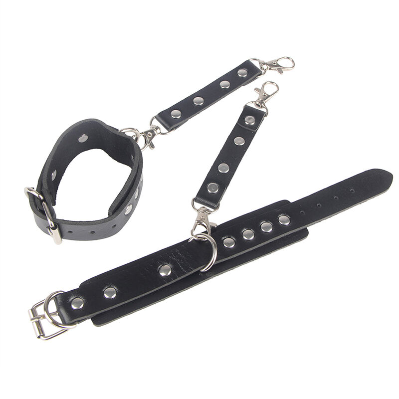 SUBBLIME - 953690 ESPOSAS CON CINTURÓN BONDAGE NEGRO TALLA ÚNICA - Imagen 11