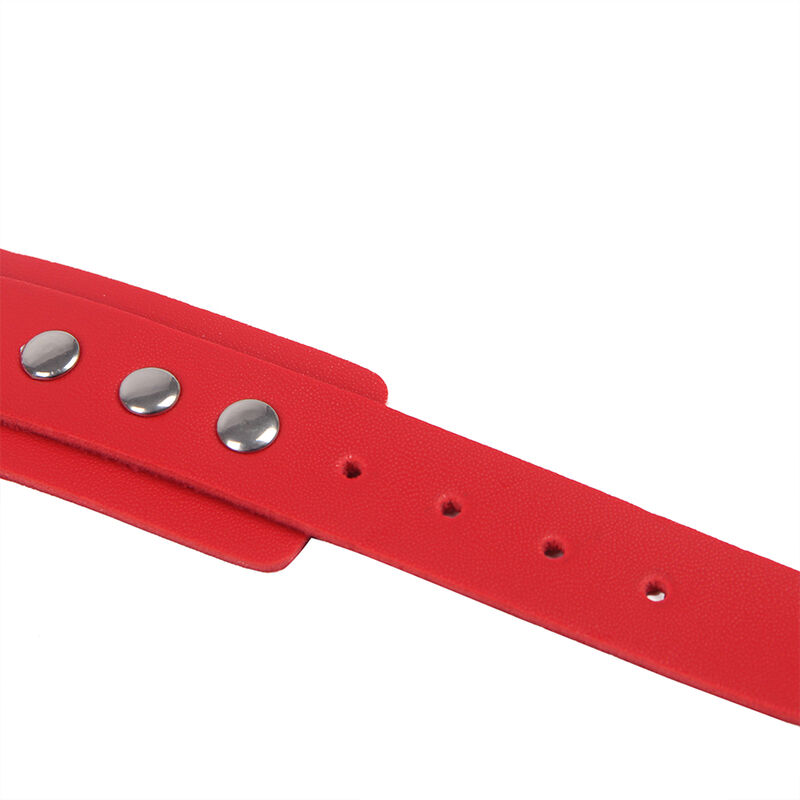 SUBBLIME - 953706 ESPOSAS CON CINTURÓN BONDAGE ROJO TALLA ÚNICA - Imagen 11