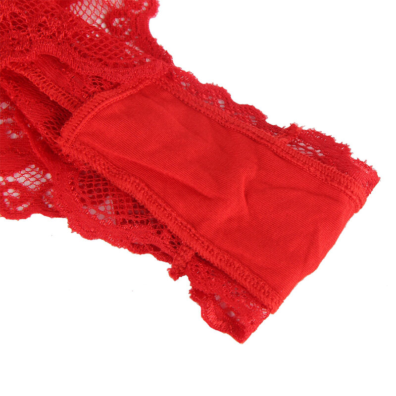 SUBBLIME - 953973 SEXY BODY WITH RUFFLES + BELT RED S/M - Image 6
