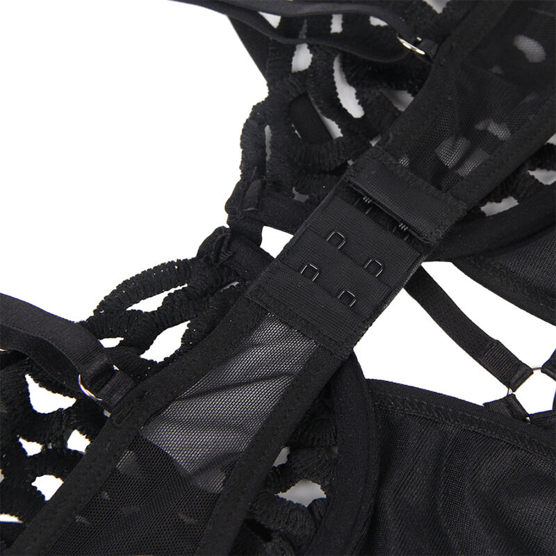 SUBBLIME - 954055 BODY SEXY DE RENDA PRETO S/M - Image 2