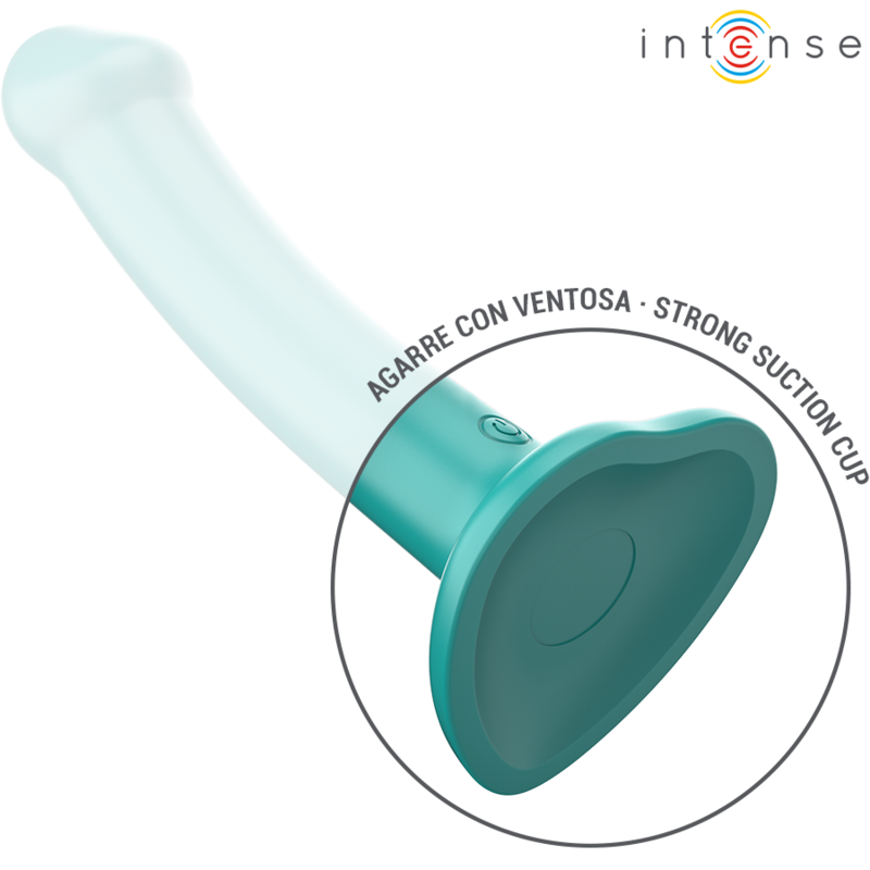 INTENSE - KATIE VIBRATEUR AVEC VENTOUSE 10 VIBRATIONS TÉLÉCOMMANDE BLEUE – Image 5