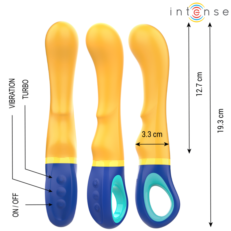 INTENSE - SHAGGY G-SPOT VIBRATOR YELLOW - Image 5