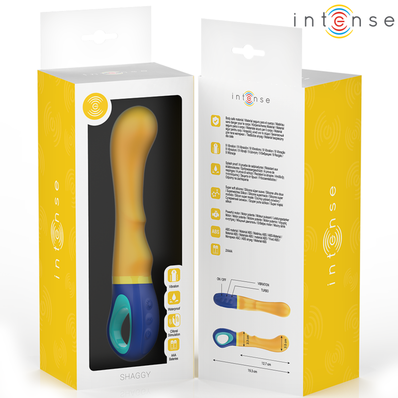 INTENSE - SHAGGY G-SPOT VIBRATOR YELLOW - Image 6