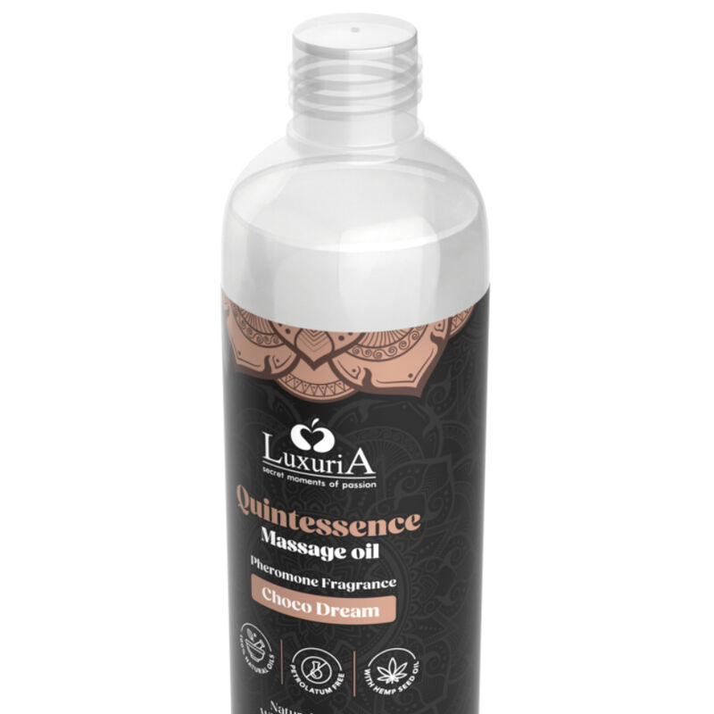INTIMATELINE LUXURIA - HUILE DE MASSAGE CHOCOLAT 150 ML – Image 2