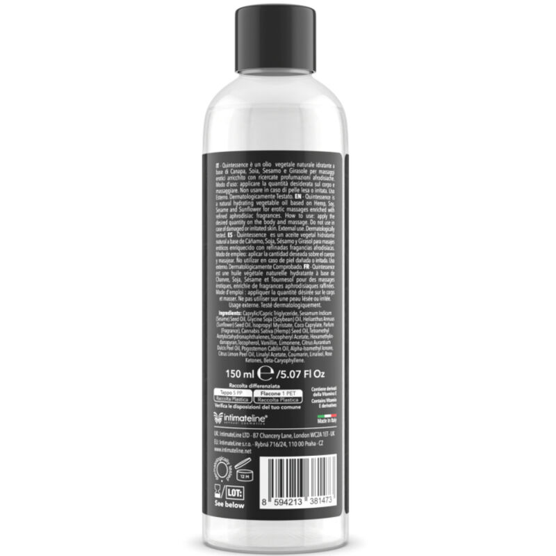 INTIMATELINE LUXURIA - ACEITE DE MASAJES VAINILLA ESOTICO 150 ML - immagine 3