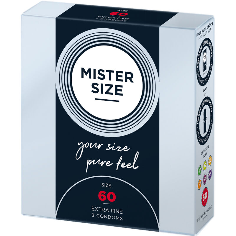 MISTER SIZE - KONDOMGRÖSSE XL 60 MM (3 EINHEITEN) – Bild 2