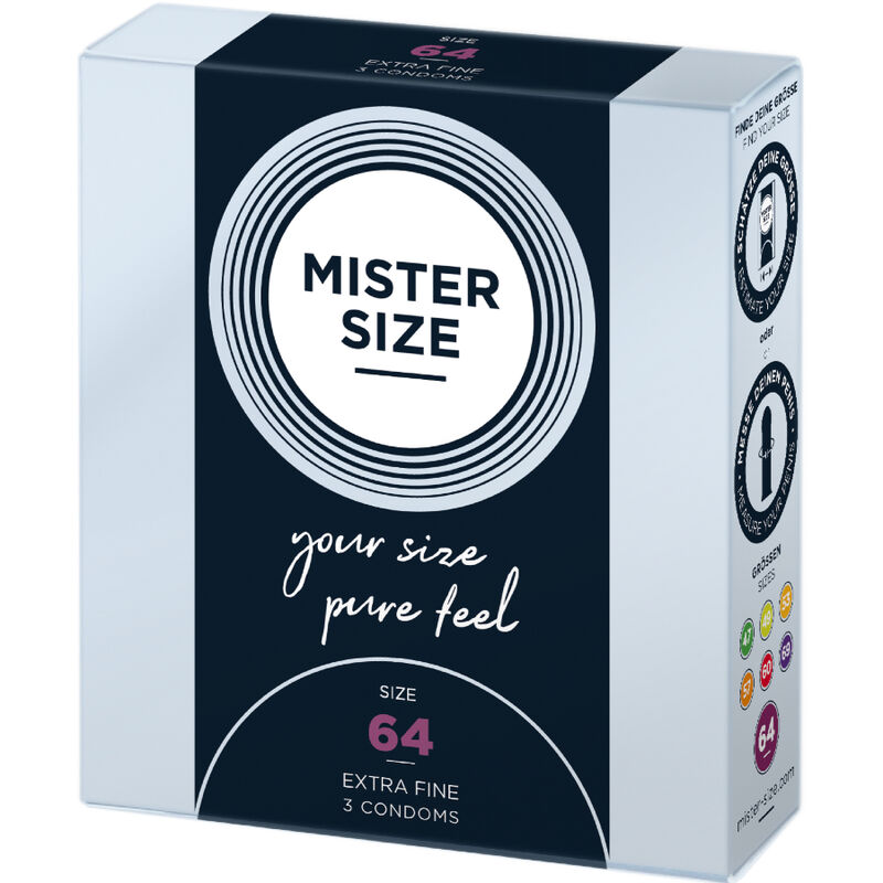 MISTER SIZE - KONDOME GRÖSSE XXL 64 MM (3 EINHEITEN) – Bild 3