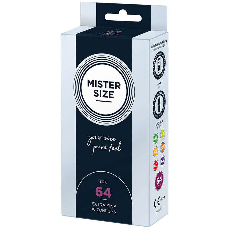 MISTER SIZE - PRESERVATIVOS TALLA XXL 64 MM (10 UNIDADES) - Imagen 3