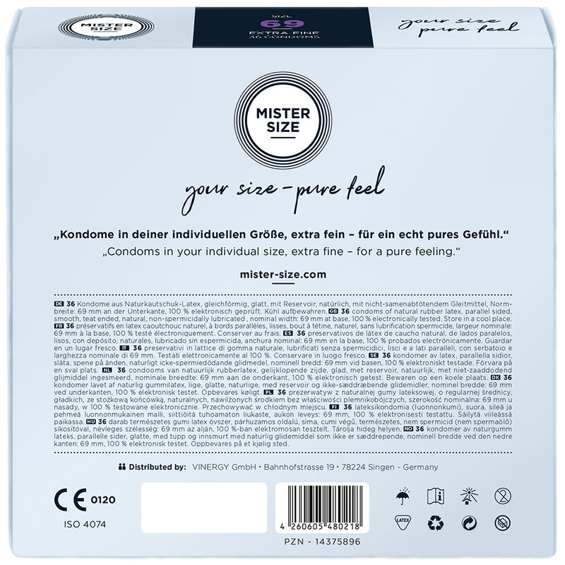 MISTER SIZE - CONDOMS SIZE XXXL 69 MM (36 UNITS) - Image 2