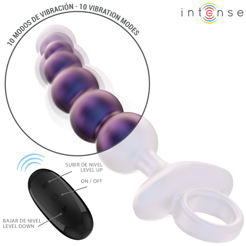 INTENSE - TITO PLUG ANAL VIBRANT MODÈLE 3 TÉLÉCOMMANDE – Image 5